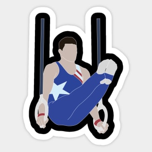 Male Gymnast Sticker